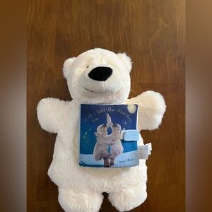 On The Night You Were Born White Bear Puppet and Book Set